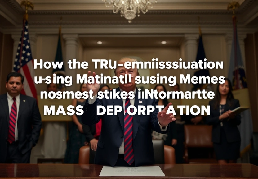 Representação visual de How the Trump Administration is Using Memes to Normalize Mass Deportation