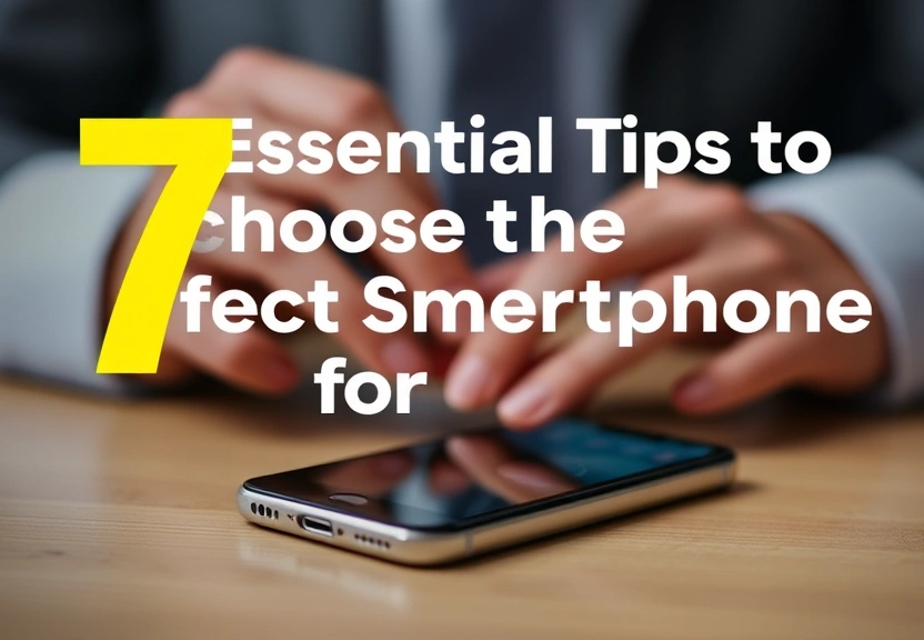 Representação visual de 7 Essential Tips to Choose the Perfect Smartphone for Your Needs